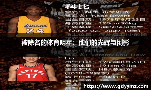 被除名的体育明星：他们的光辉与倒影