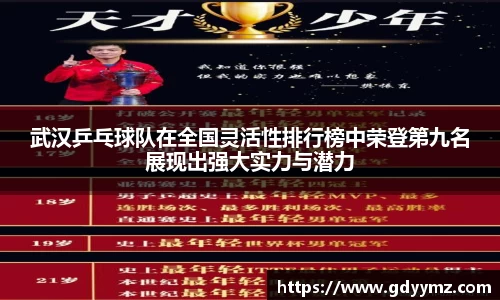 武汉乒乓球队在全国灵活性排行榜中荣登第九名展现出强大实力与潜力